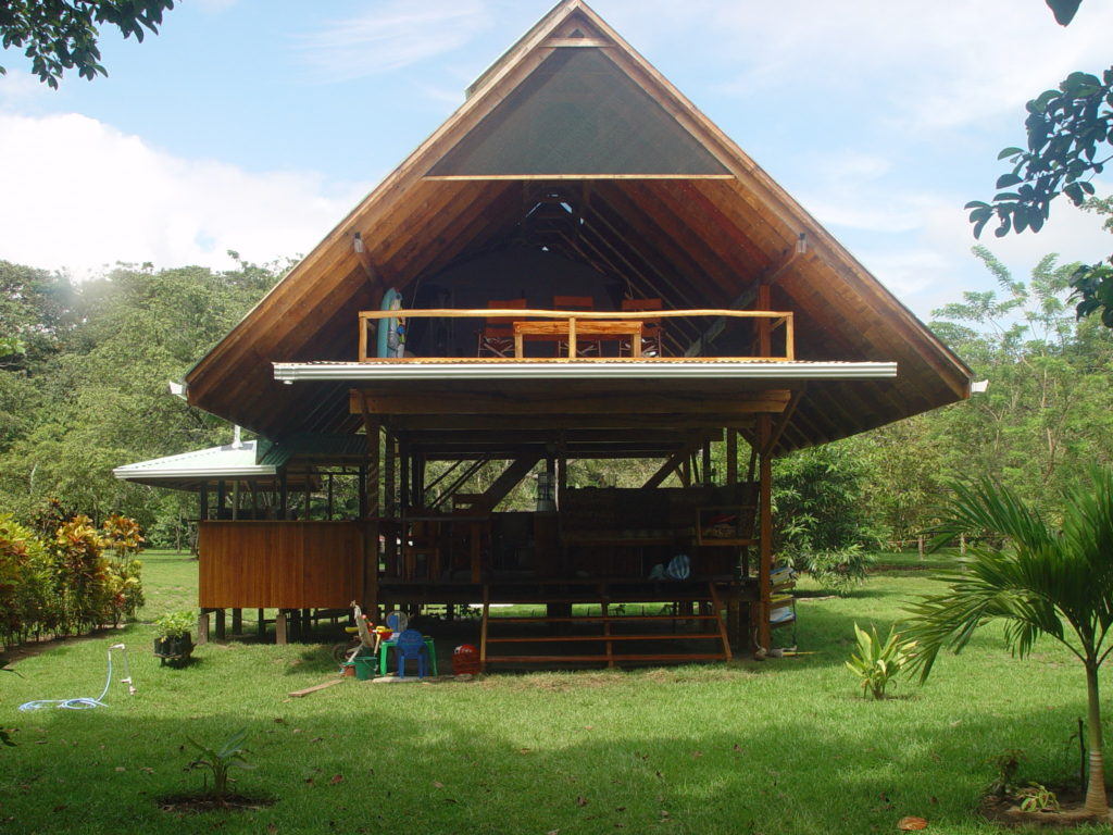 An Open Style Beach House Built by Rarewood General Contractor in Puerto Jimenez Osa Peninsula