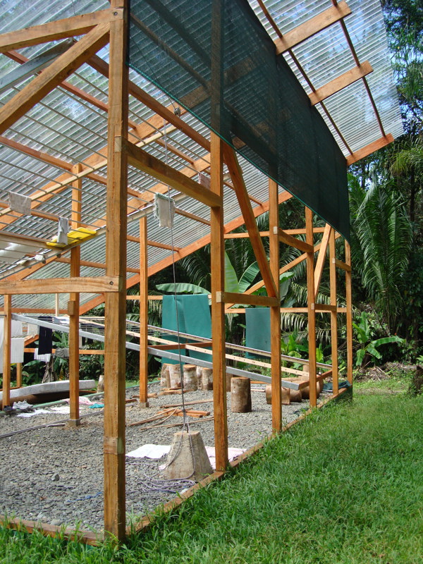 Solar Dryer Made by Rarewood General Contractor in Puerto Jimenez Osa Peninsula