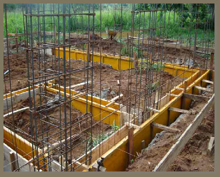 Good Quality and Correct positioning of the Form Wood Assure a Good quality and resistance of the Concrete Footers